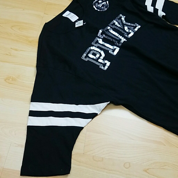 Pink Victoria's Secret Bling Shirt NWT - Picture 5 of 7